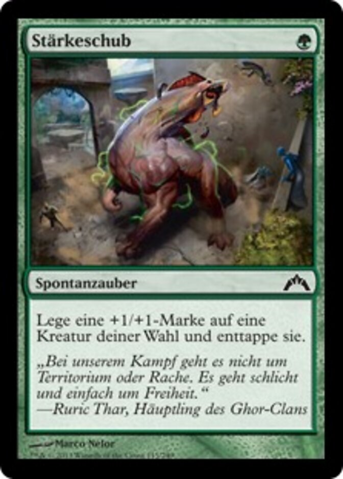 Stärkeschub