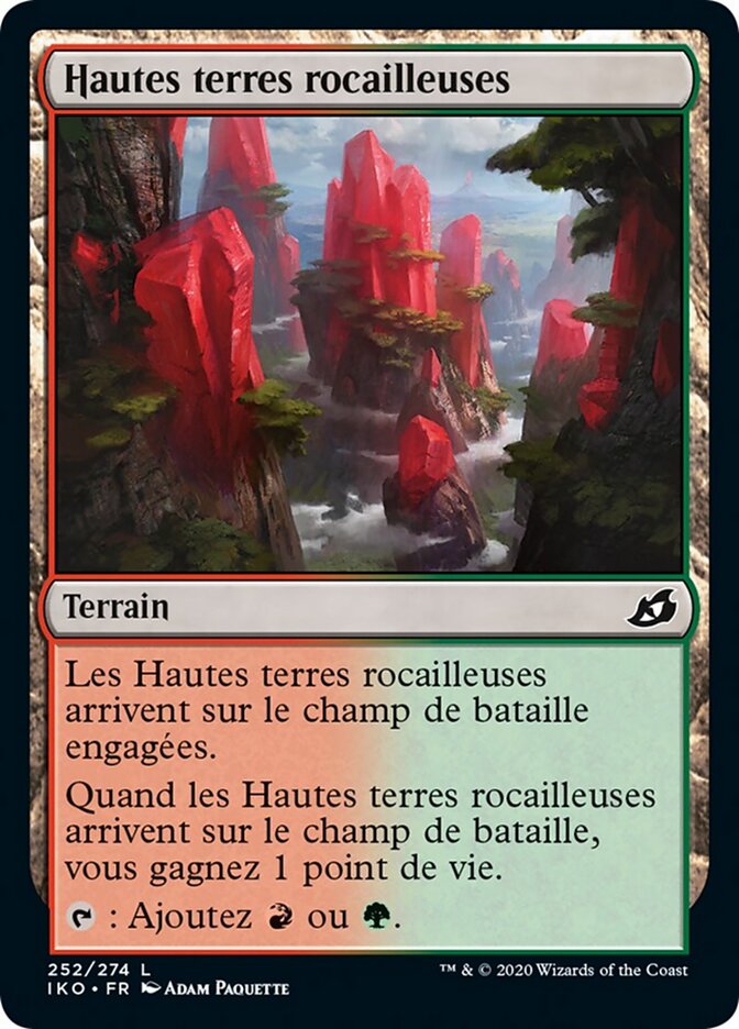 Hautes terres rocailleuses