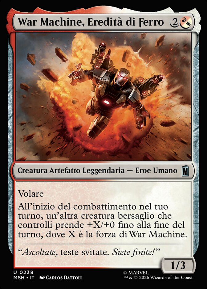 War Machine, Eredità di Ferro