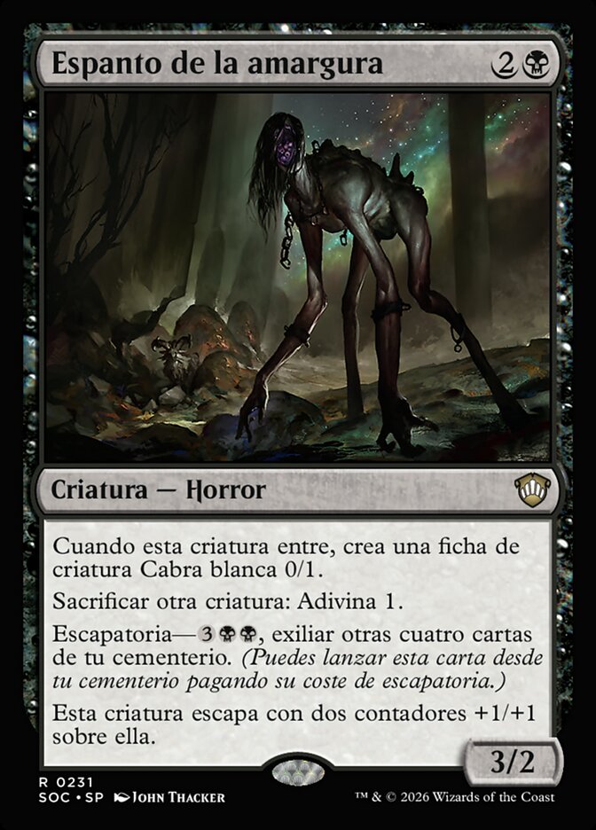 Espanto de la amargura