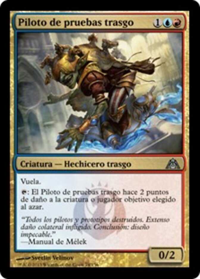 Piloto de pruebas trasgo