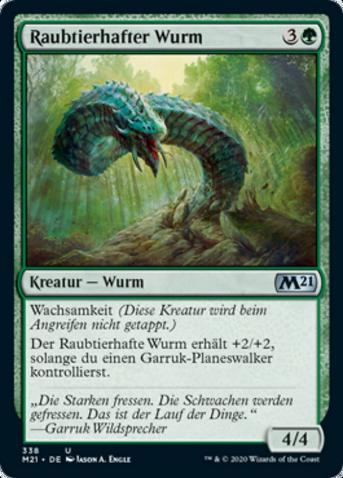 Raubtierhafter Wurm