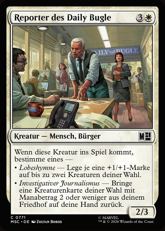 Reporter des Daily Bugle