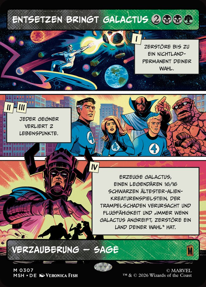 Entsetzen bringt Galactus