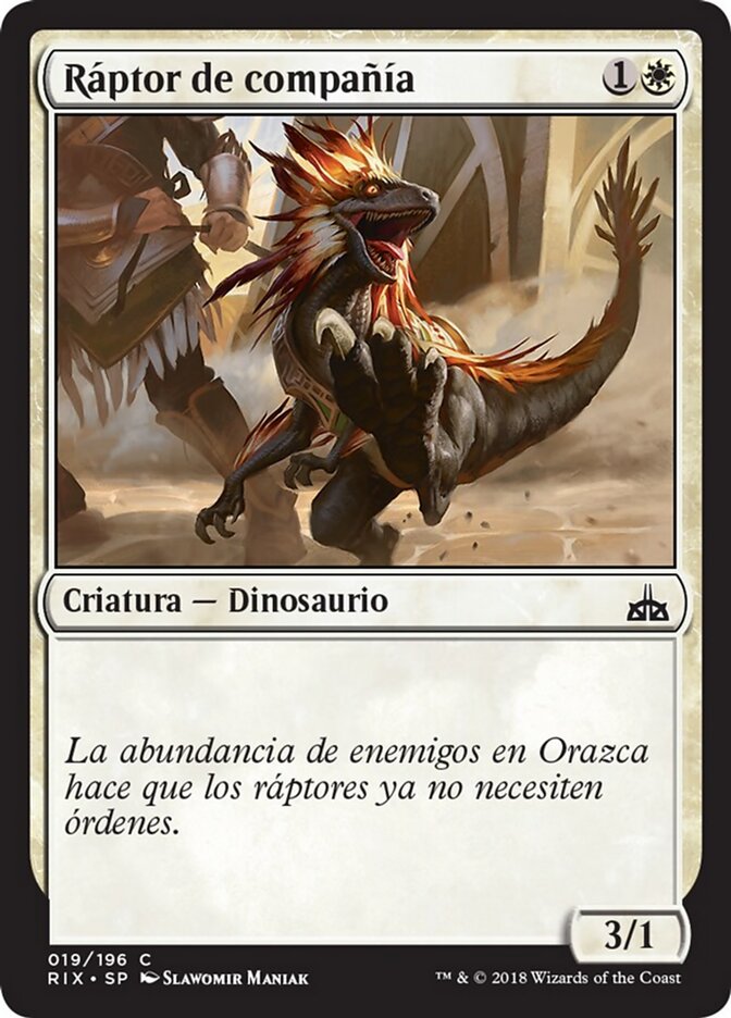 Ráptor de compañía