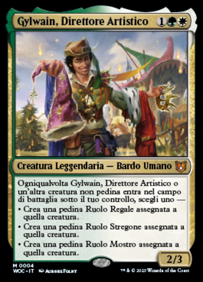 Gylwain, Direttore Artistico