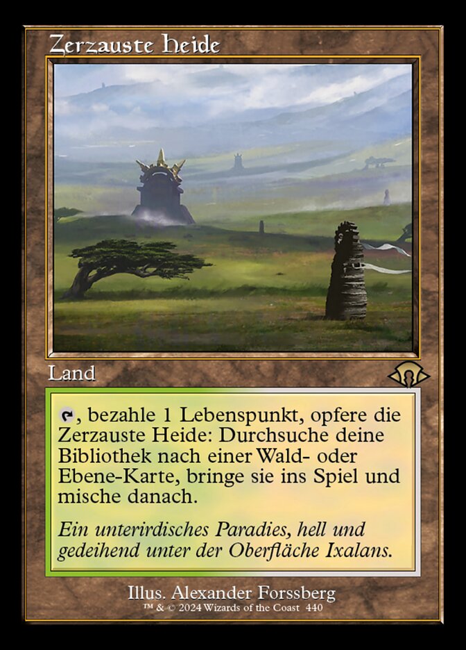 Zerzauste Heide