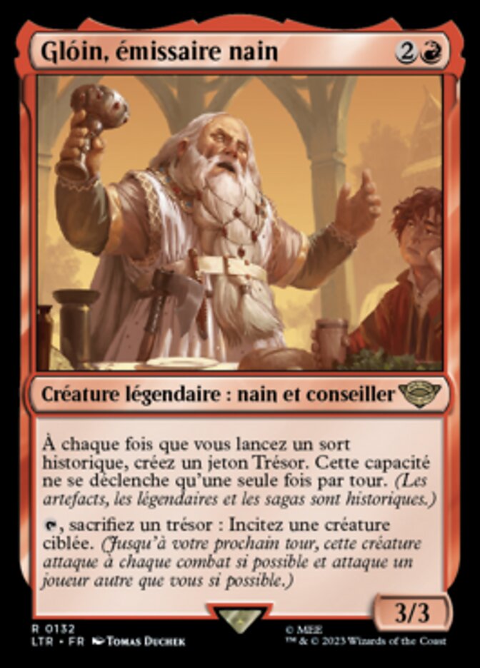 Glóin, émissaire nain