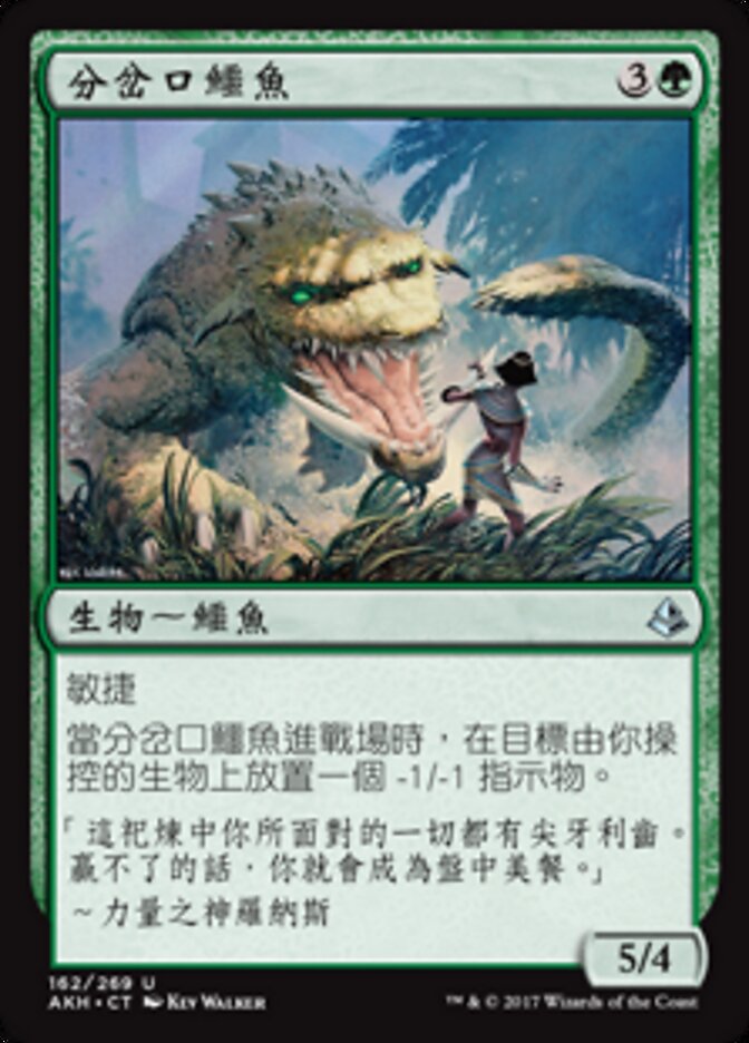 分岔口鱷魚
