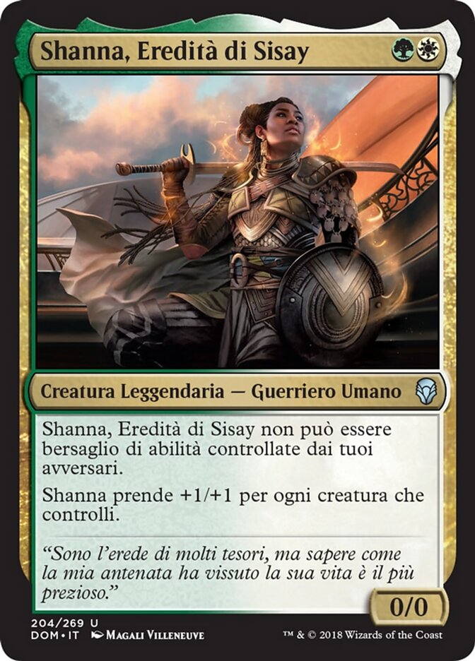 Shanna, Eredità di Sisay