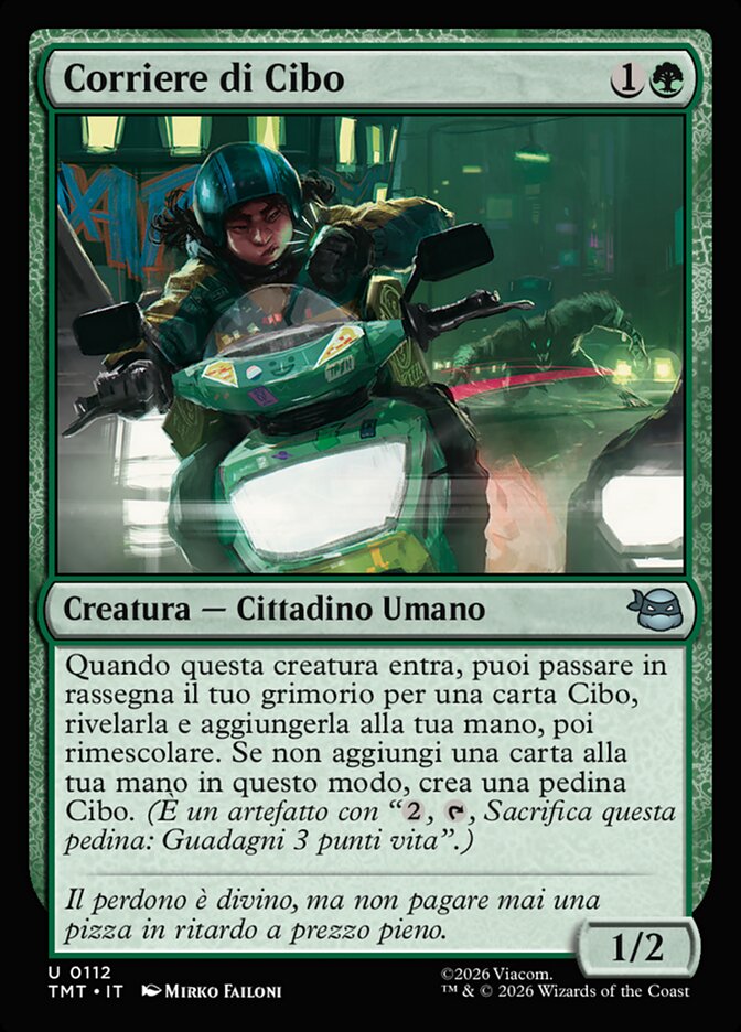 Corriere di Cibo