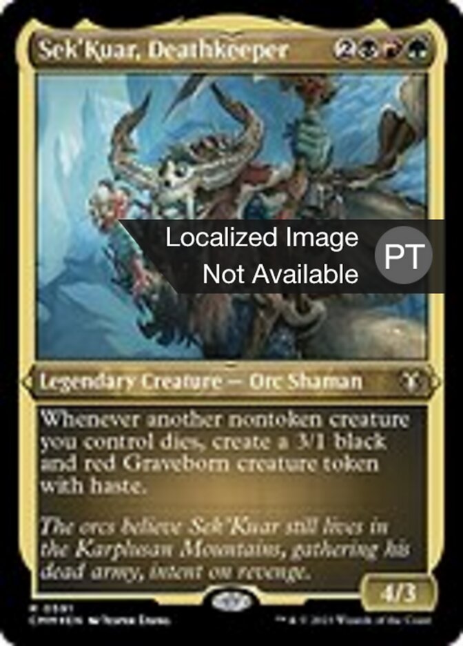 Sek'Kuar, Carcereiro da Morte