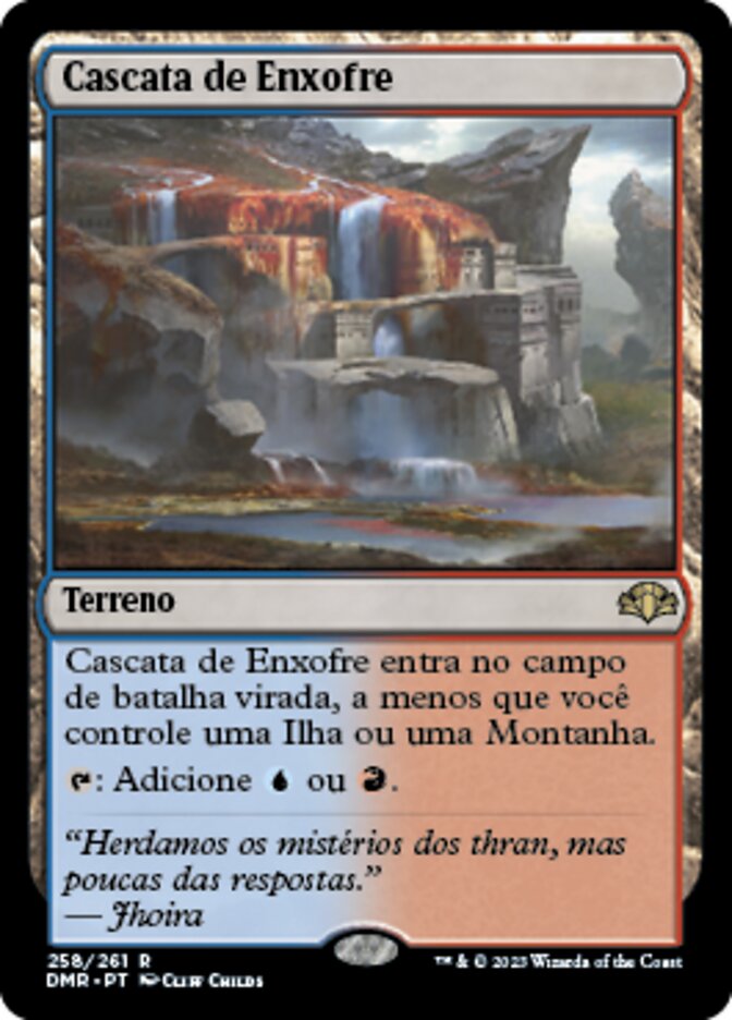 Cascata de Enxofre