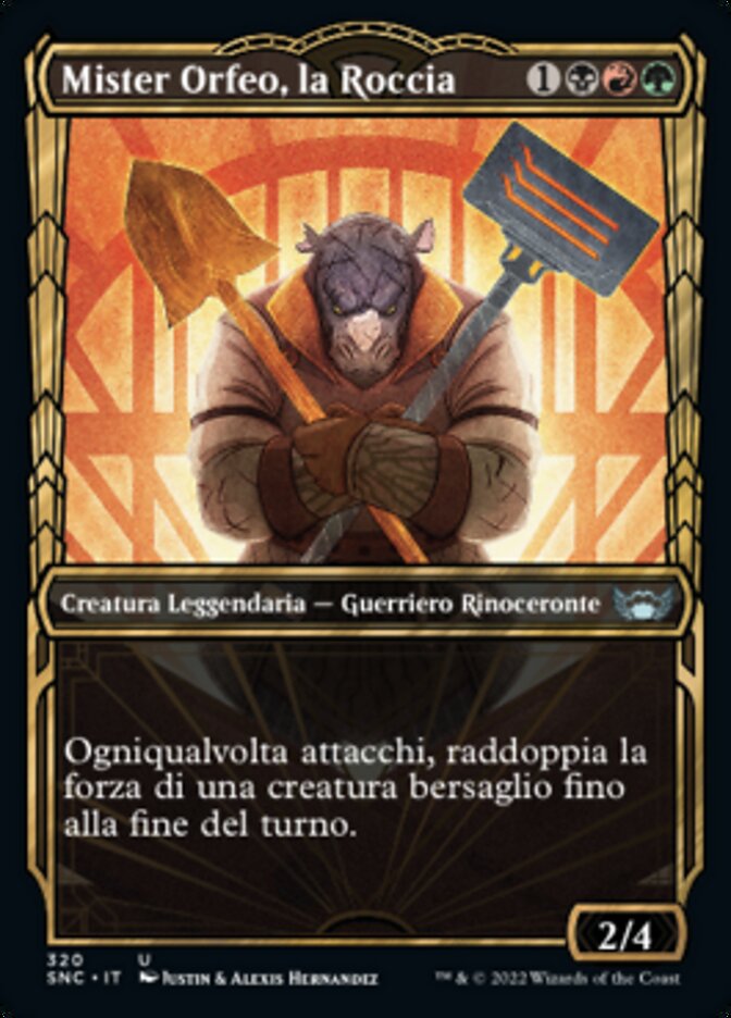 Mister Orfeo, la Roccia