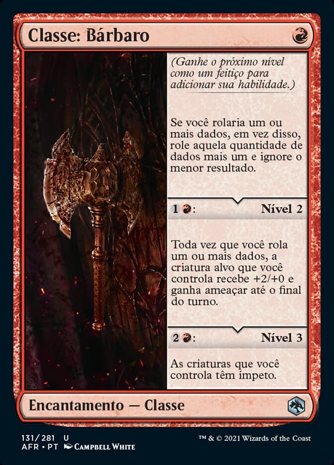 Classe: Bárbaro