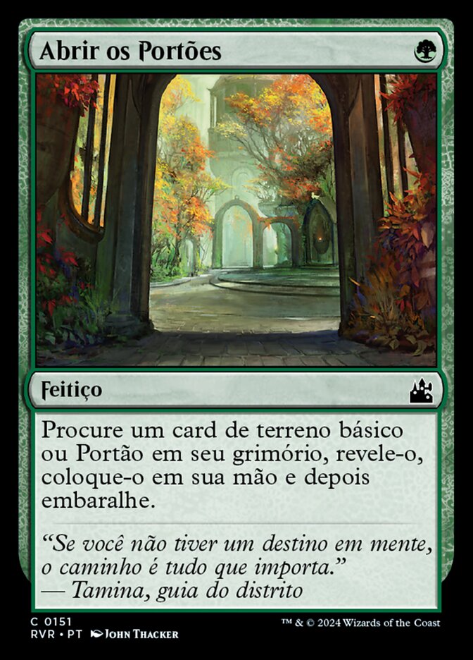 Abrir os Portões