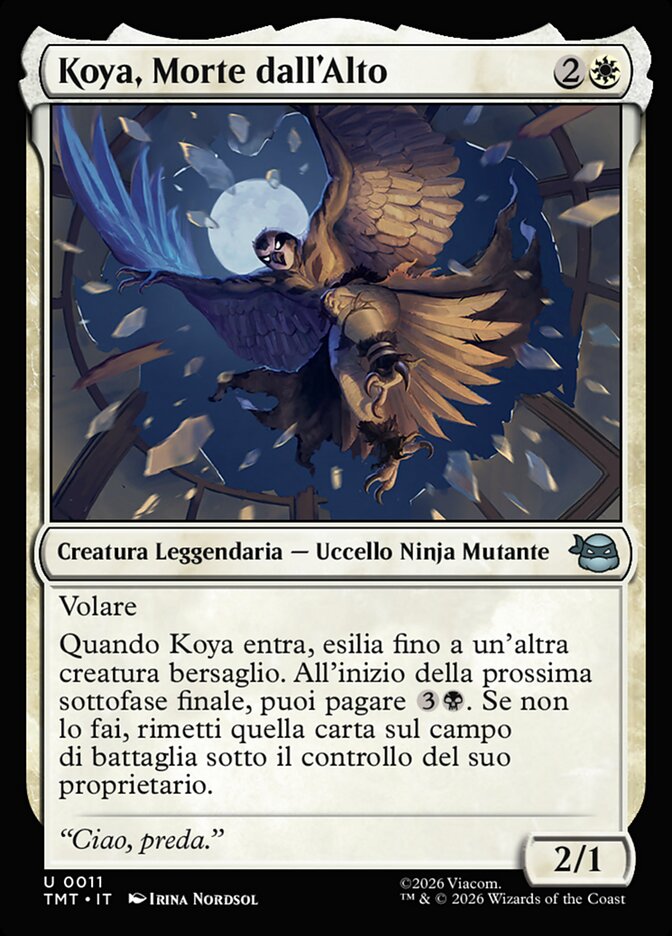 Koya, Morte dall'Alto