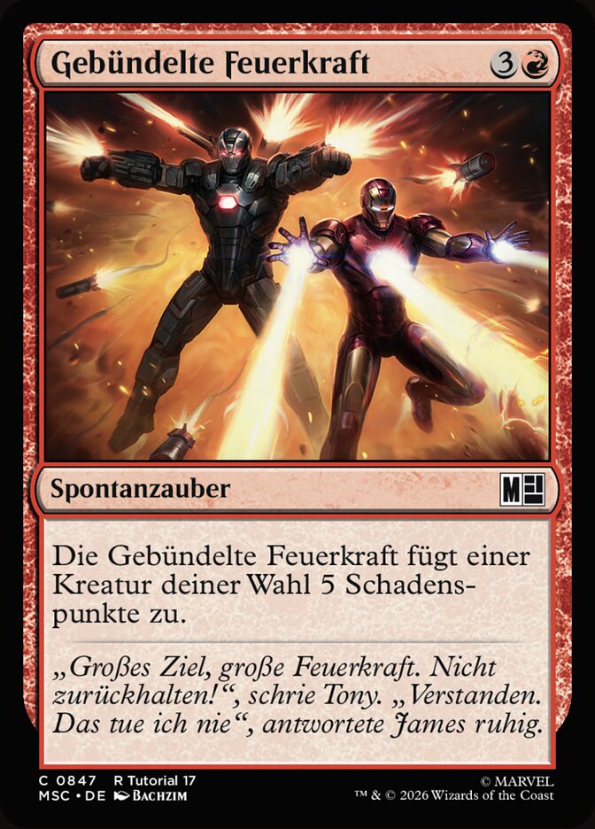 Gebündelte Feuerkraft