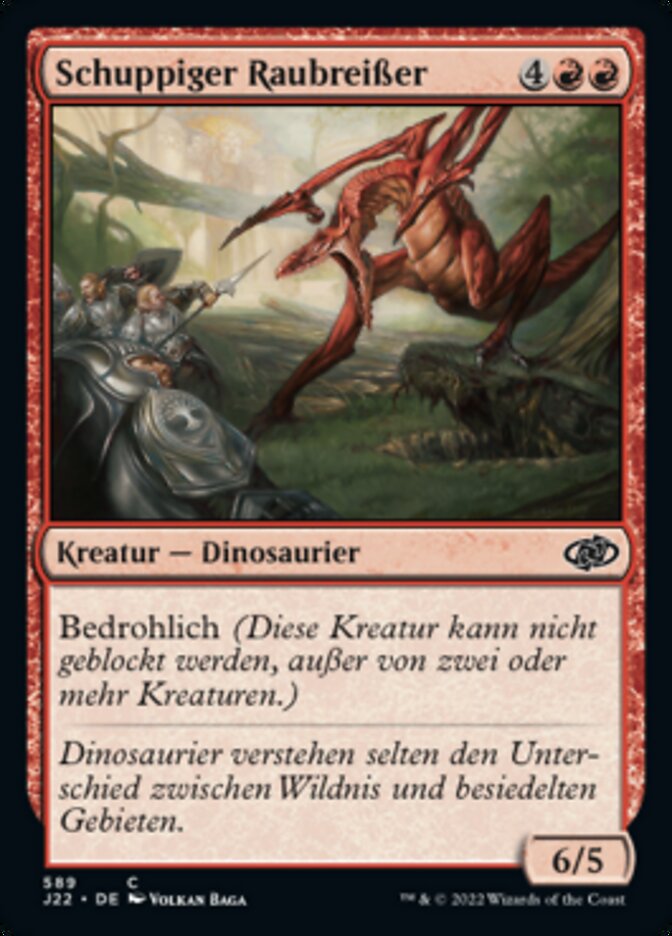 Schuppiger Raubreißer