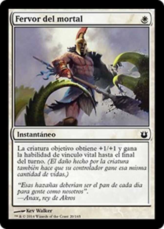 Fervor del mortal