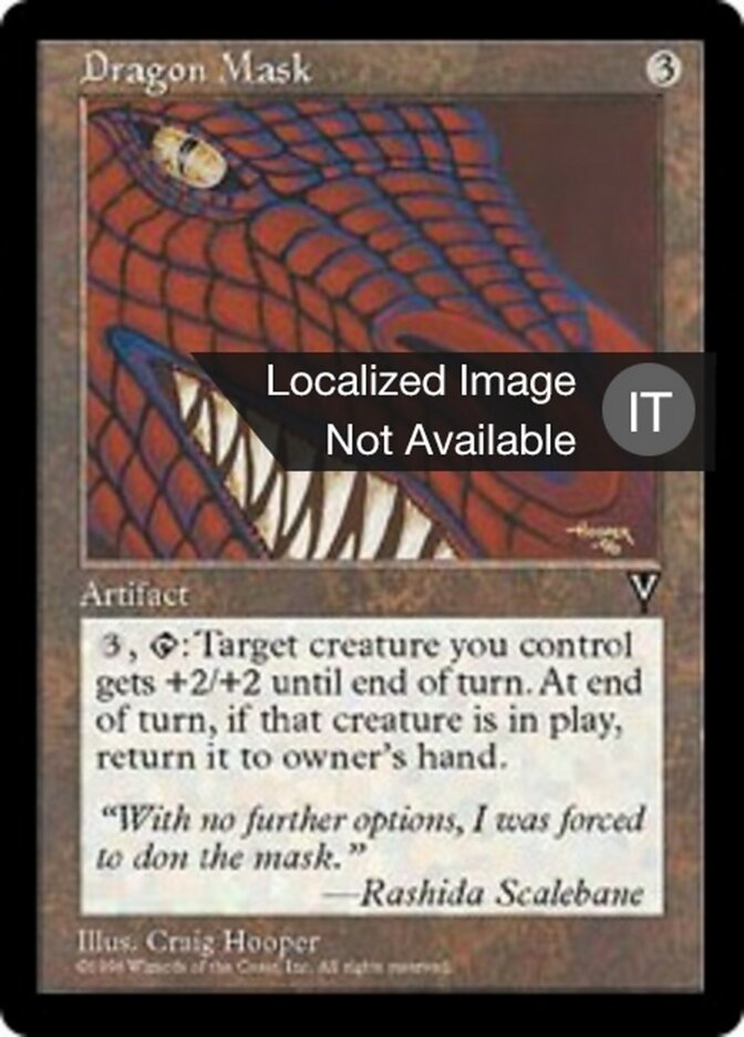 Maschera del Drago