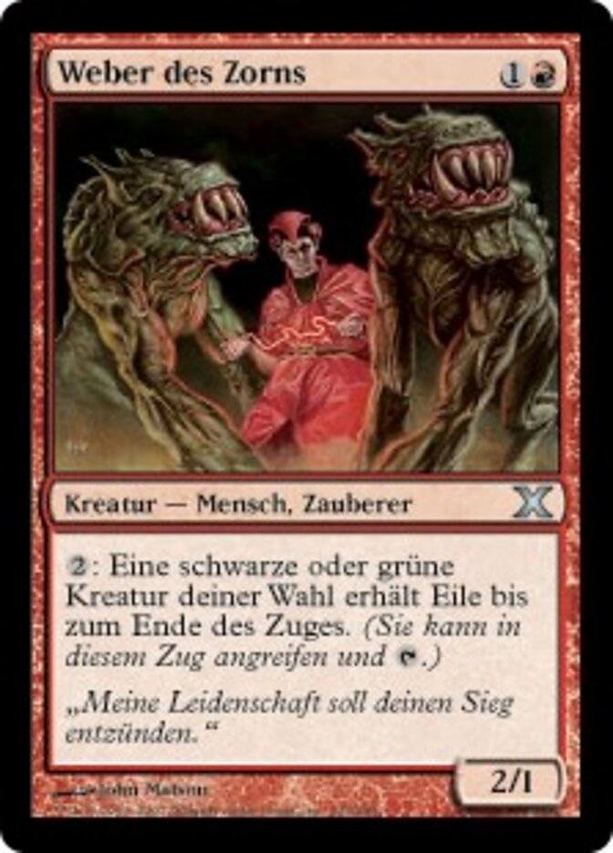 Weber des Zorns