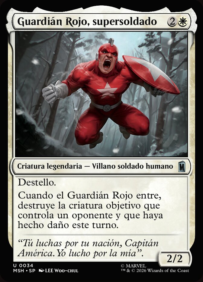 Guardián Rojo, supersoldado