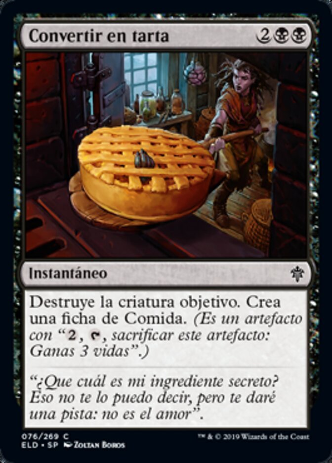 Convertir en tarta