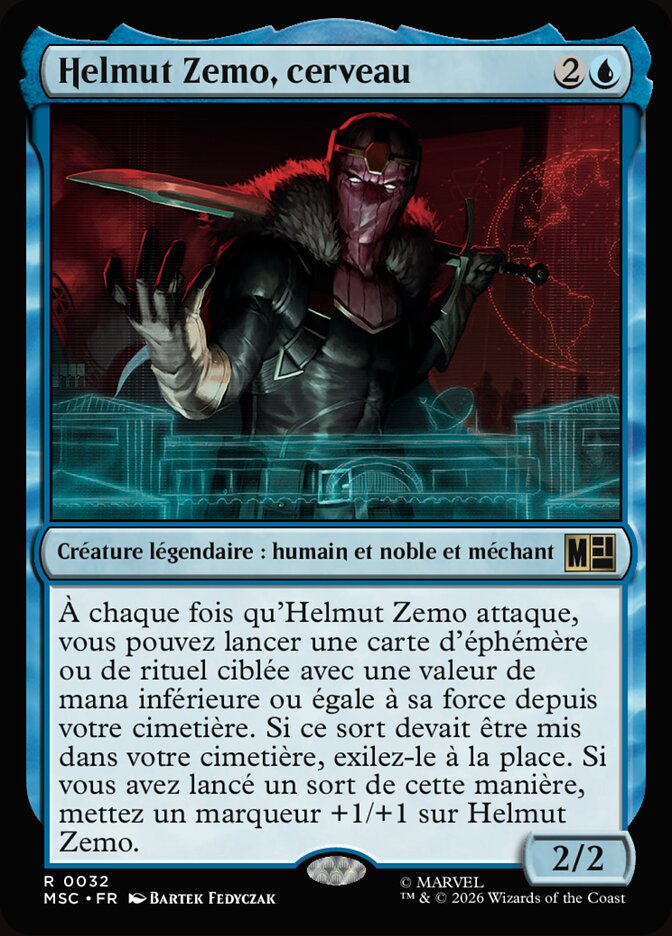 Helmut Zemo, cerveau
