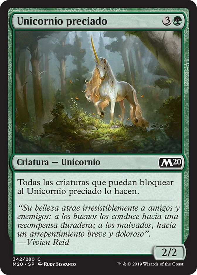 Unicornio preciado