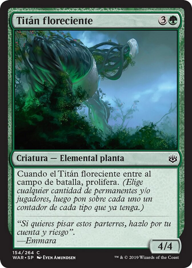 Titán floreciente