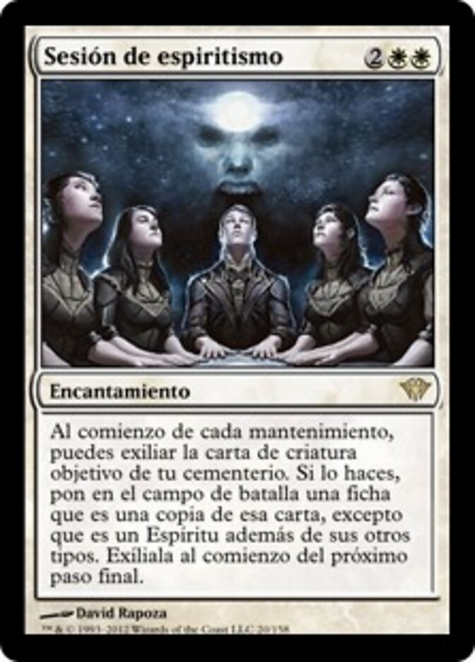 Sesión de espiritismo