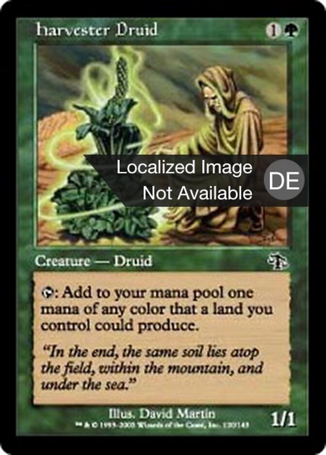 Erntender Druide
