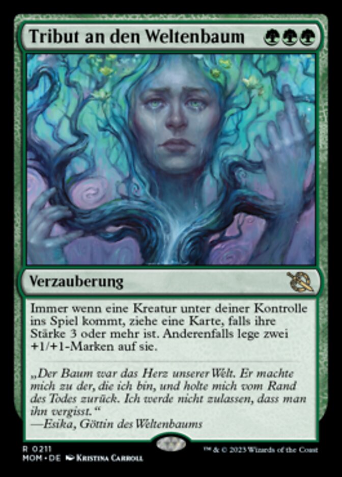 Tribut an den Weltenbaum