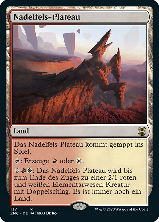 Nadelfels-Plateau