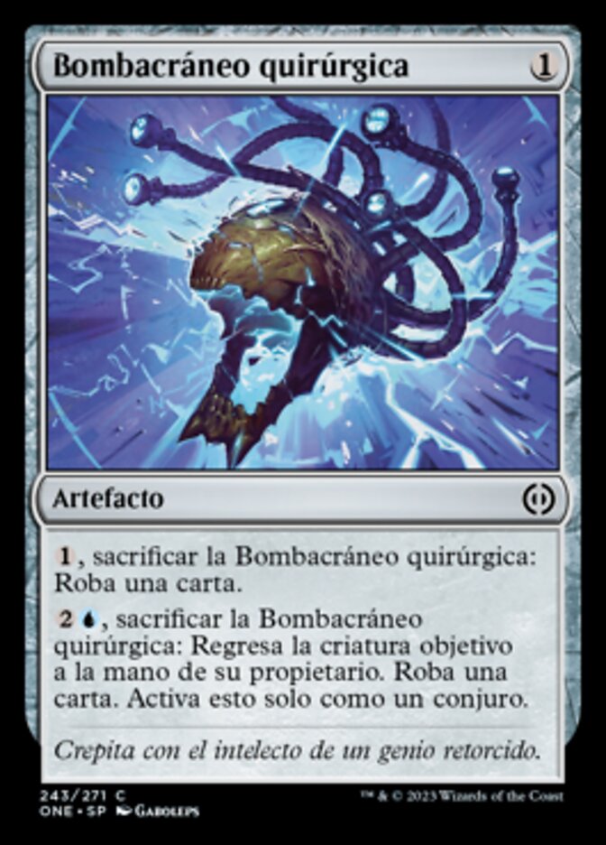 Bombacráneo quirúrgica