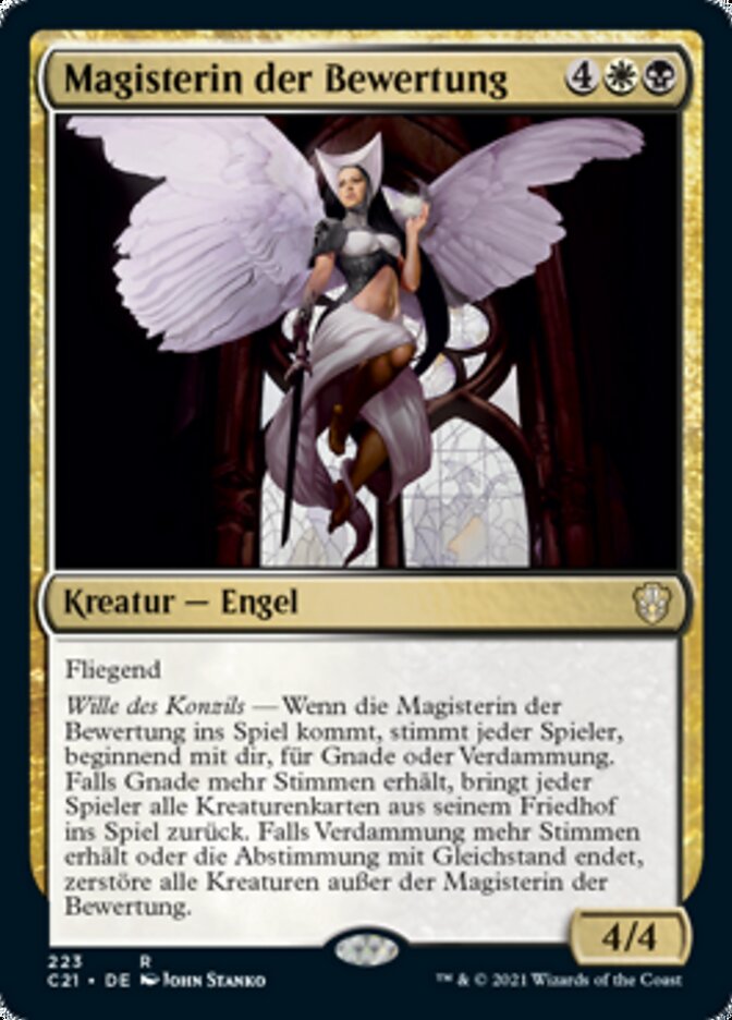 Magisterin der Bewertung
