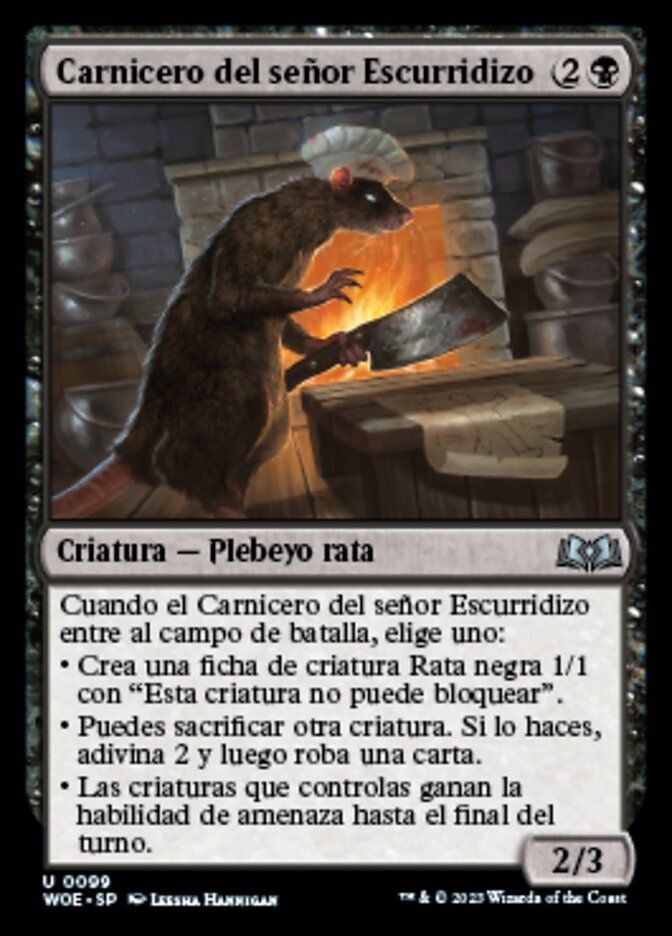 Carnicero del señor Escurridizo
