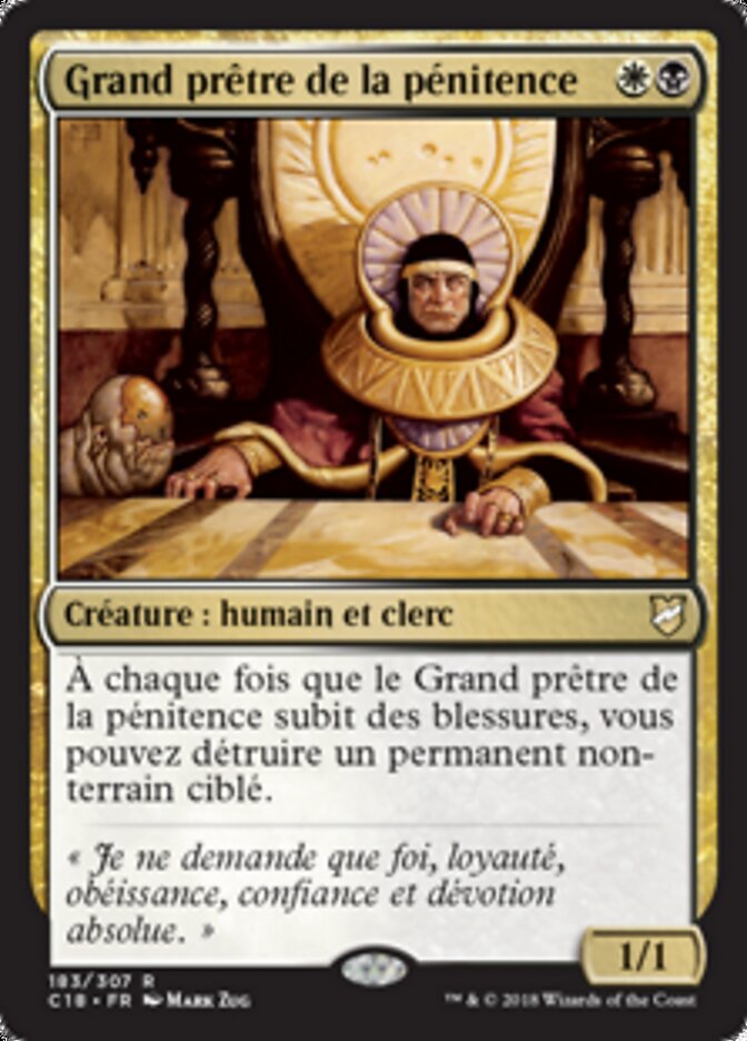 Grand prêtre de la pénitence