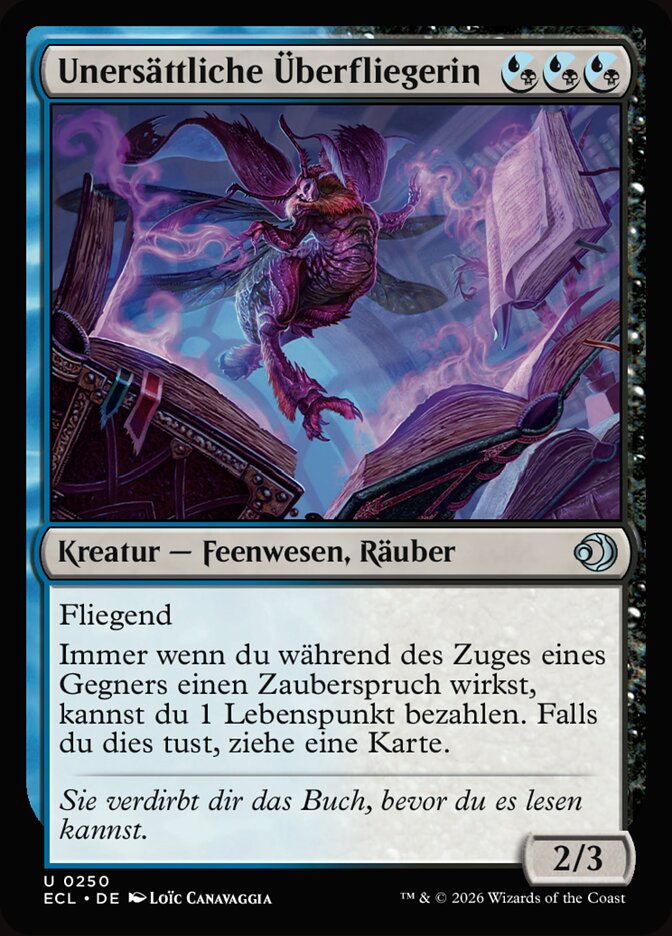 Unersättliche Überfliegerin