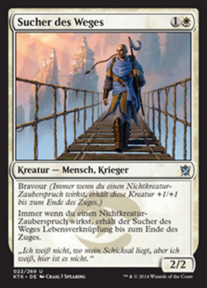 Sucher des Weges