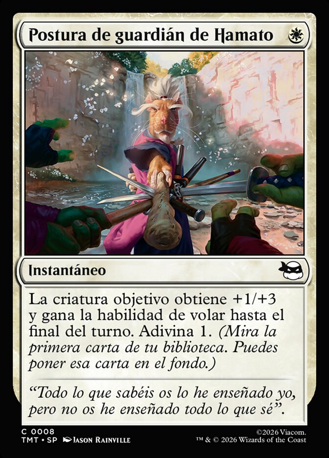 Postura de guardián de Hamato