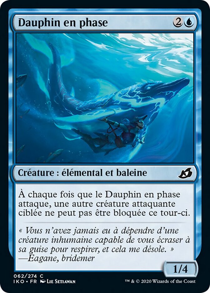 Dauphin en phase