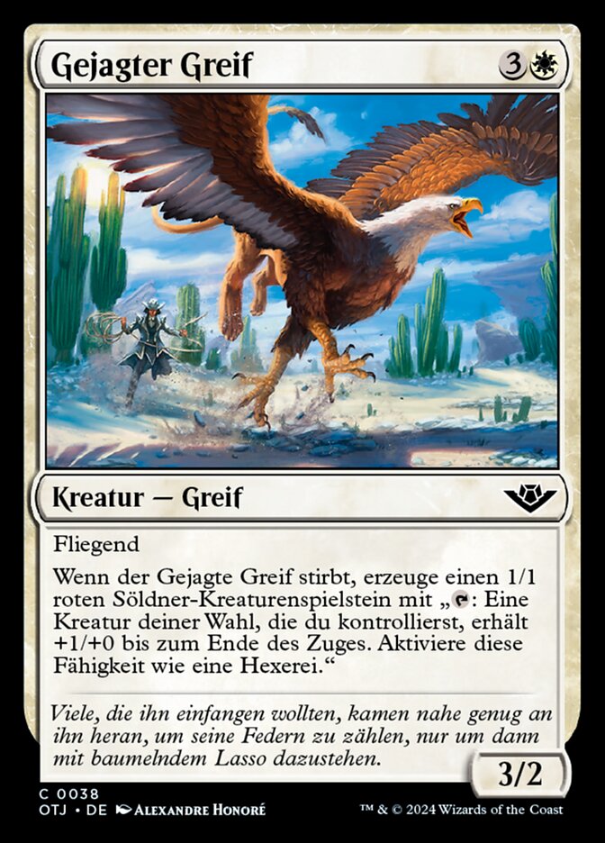 Gejagter Greif