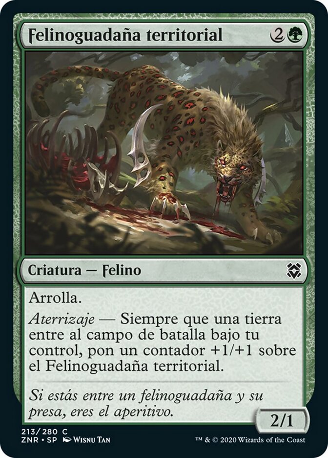 Felinoguadaña territorial