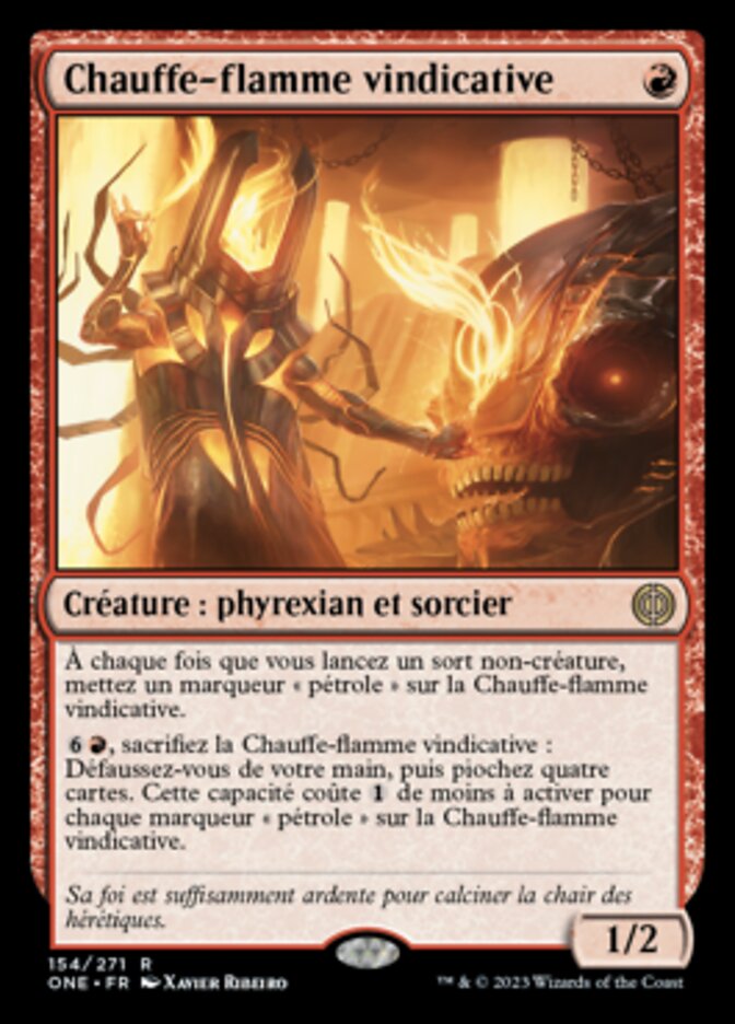 Chauffe-flamme vindicative