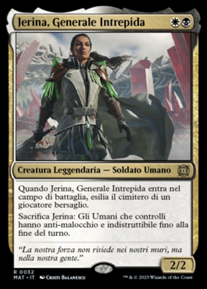 Jerina, Generale Intrepida
