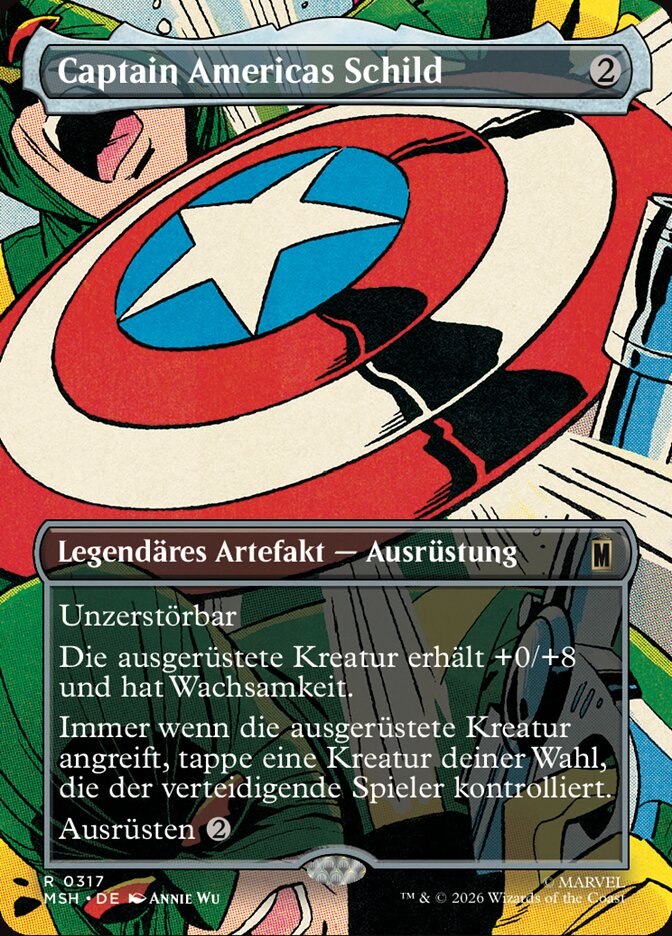 Captain Americas Schild