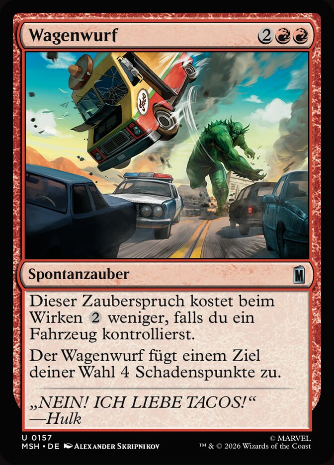 Wagenwurf