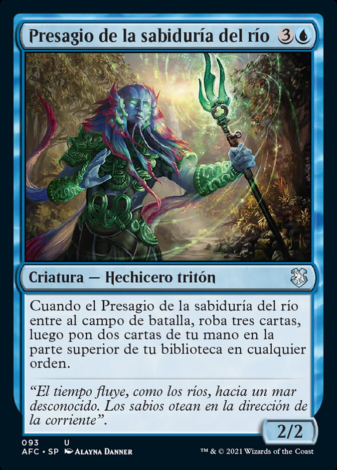Presagio de la sabiduría del río